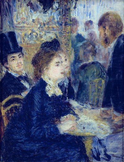 In het café, c.1877 door Pierre Auguste Renoir